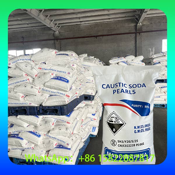 Sac de Perle de Soude Caustique 25kg - Emballage Double Couche Renforc&eacute; Pour Exportation