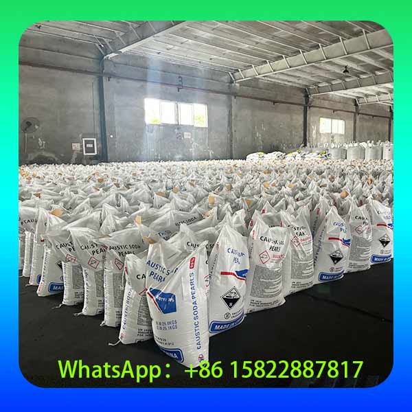 Stock Soude en Perle 25kg en Entrepôt