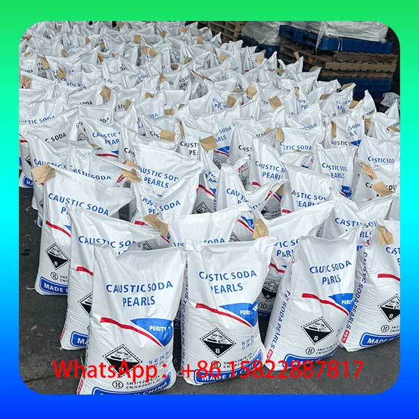 Stock Hydroxyde de Sodium Perles 25kg - Prix Usine Chine