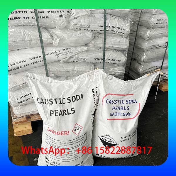 Stock Soude Caustique en Cristaux 25kg - Prix Usine Chine