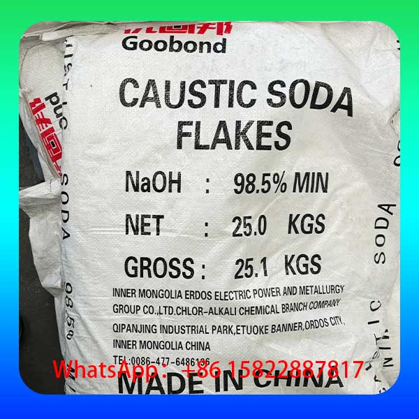 Sac NaOH Soude Caustique Paillettes 25kg - Fournisseur Chine Usine