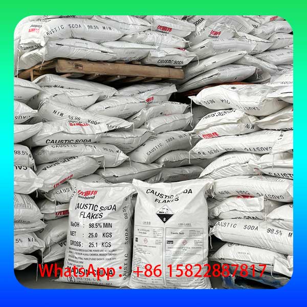 Sac 25kg soude caustique 98.5% - 25kg sodium hydroxide caustic soda bag