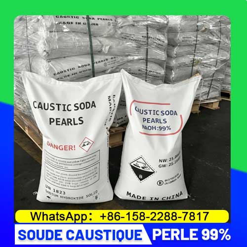 acheter des perles de soude caustique 99% livraison rapide depuis la Chine
