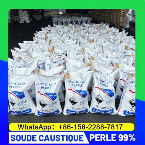 Soude Perlée 99% 25kg Fournisseur Chimique Chine