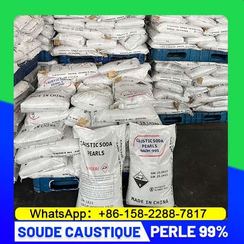soude caustique micro perles 99% dans l'usine de Chine