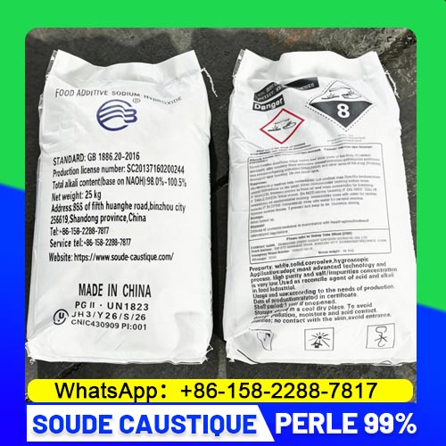 fournisseur de soude caustique alimentaire de Chine prix bon marché
