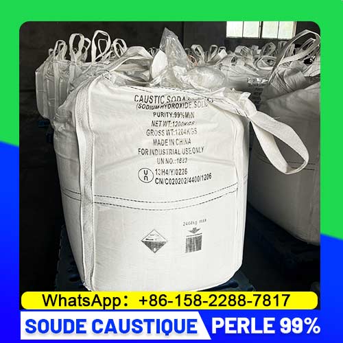 fournisseur de perles de soude caustique jumbo 99% 1000kg 1200kg