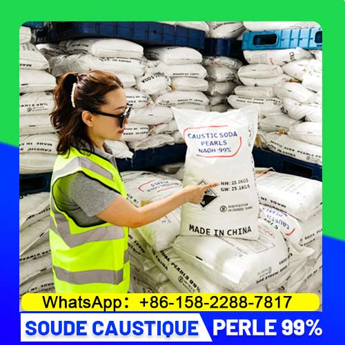 soude caustique solide pour savon perle 99% en gros