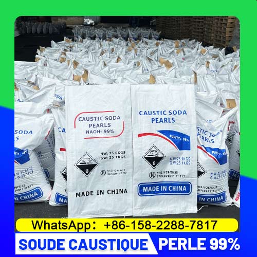 Hydroxyde de Sodium Fournisseur Direct 99% Usine 25 kg prix avantageux